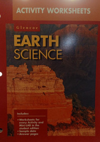 Image of EARTH SCIENCE ACTIVITY WORKSHEETS