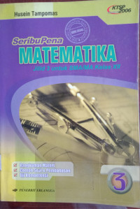 Image of SERIBU PENA MATEMATIKA JILID 3 KELAS XII
